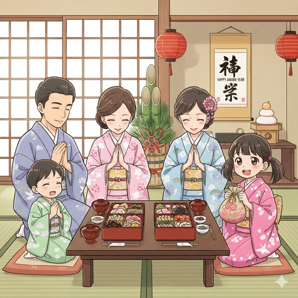 おせちを食べるよ | の人気AIイラスト・グラビア