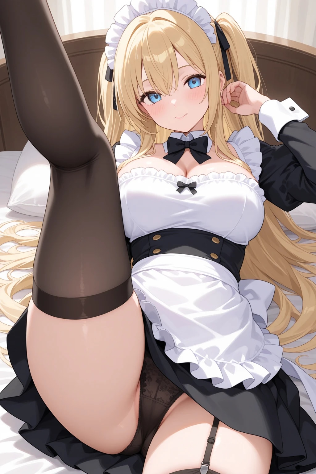 47300いいね感謝のメイドパンチラ