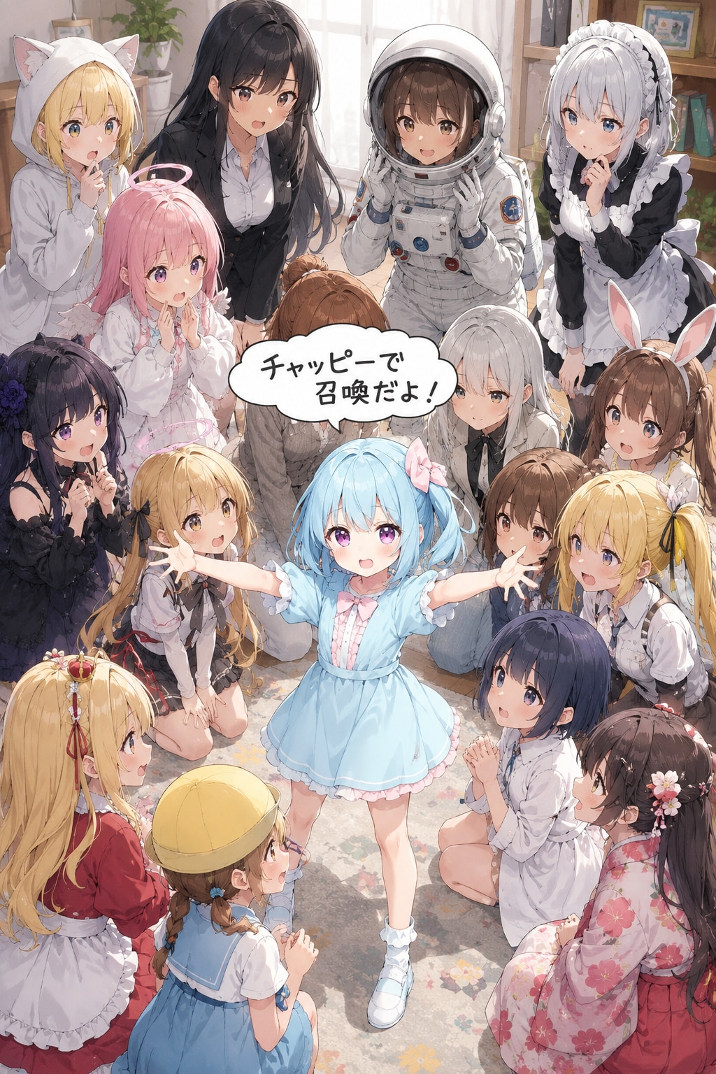 よよ子が女の子召喚し始めた！