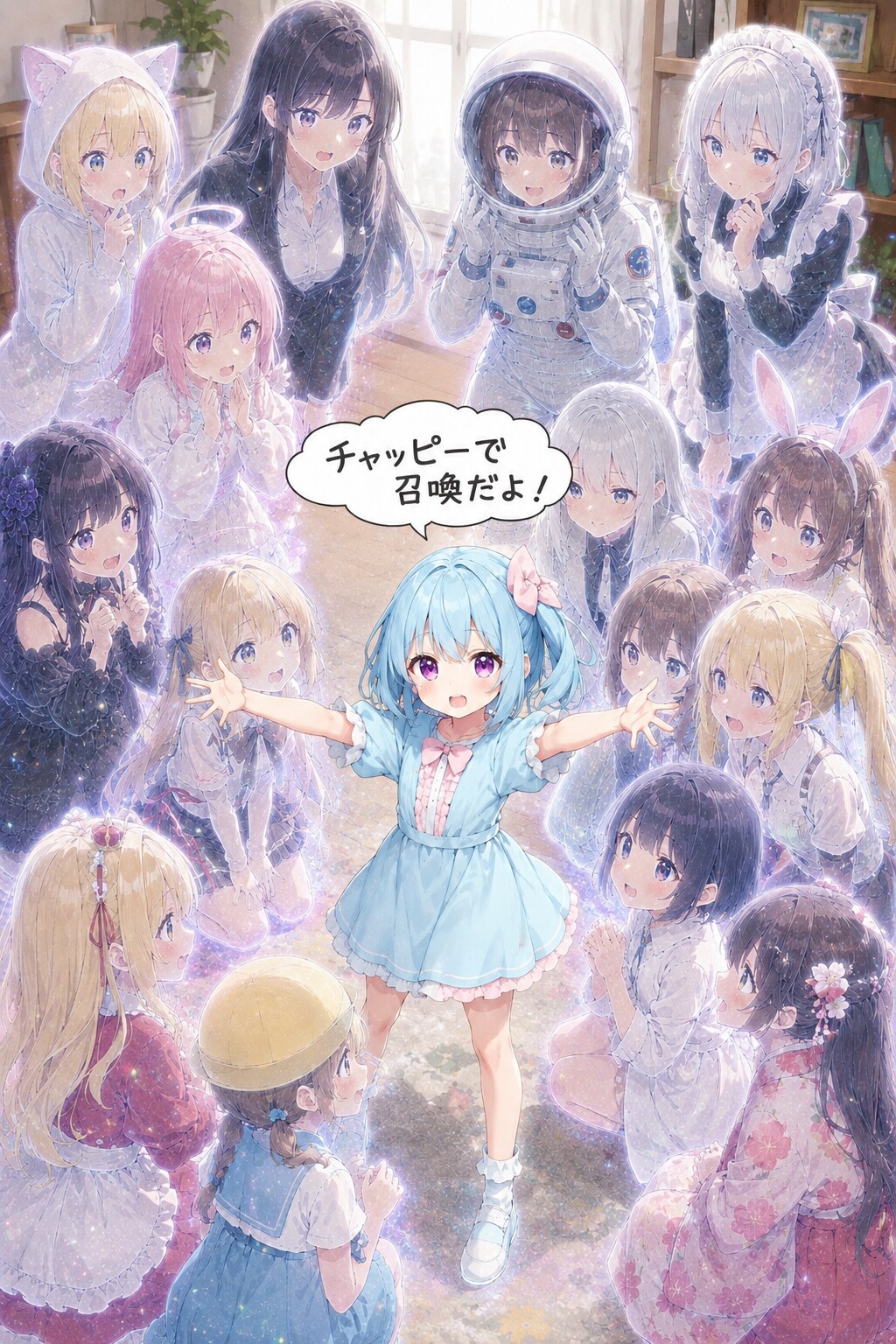 よよ子が女の子召喚し始めた！