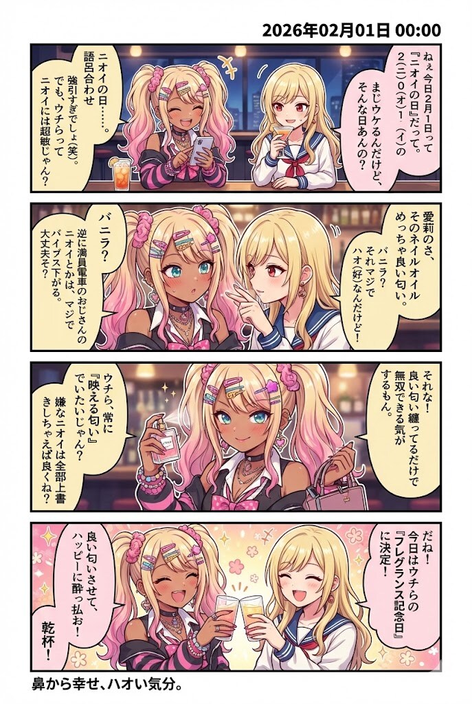 毎日漫画0時　今日は何の日