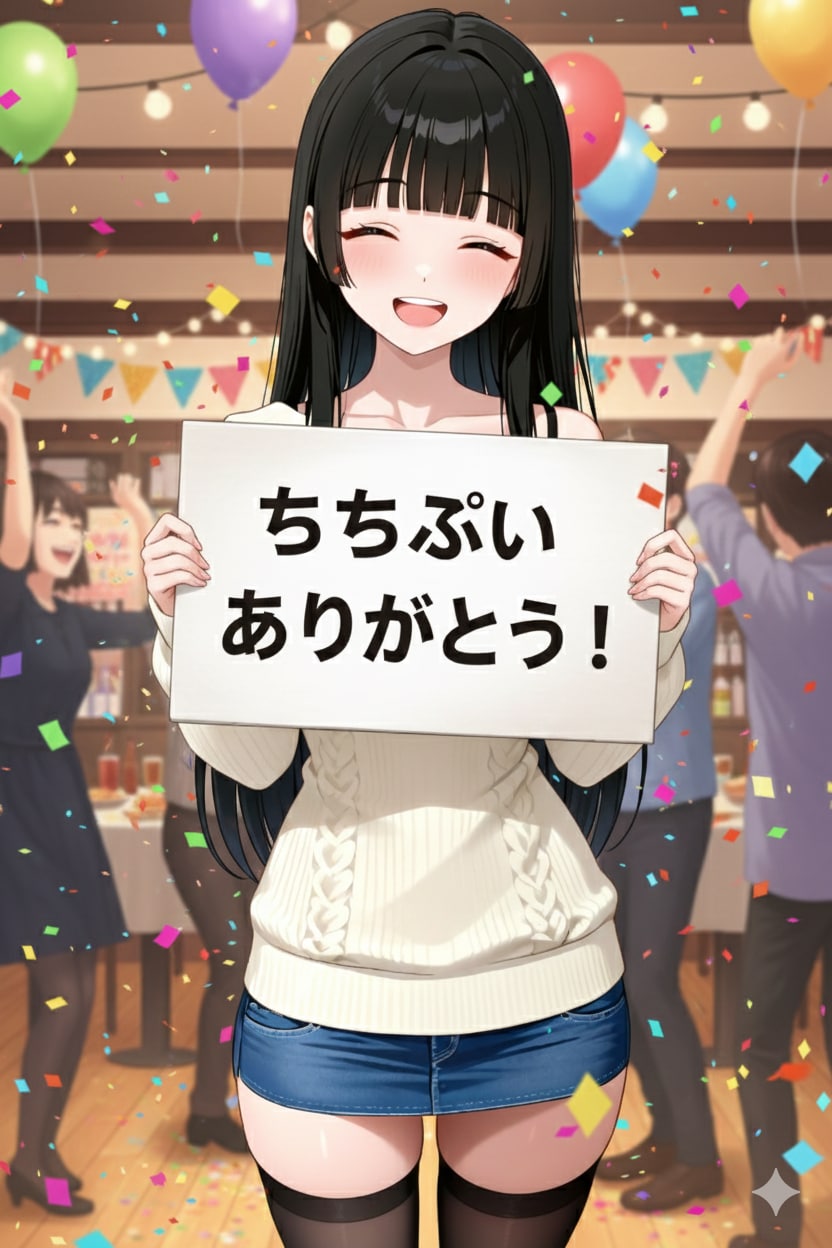 ちちぷいありがとう　サキちゃん編 | の人気AIイラスト・グラビア