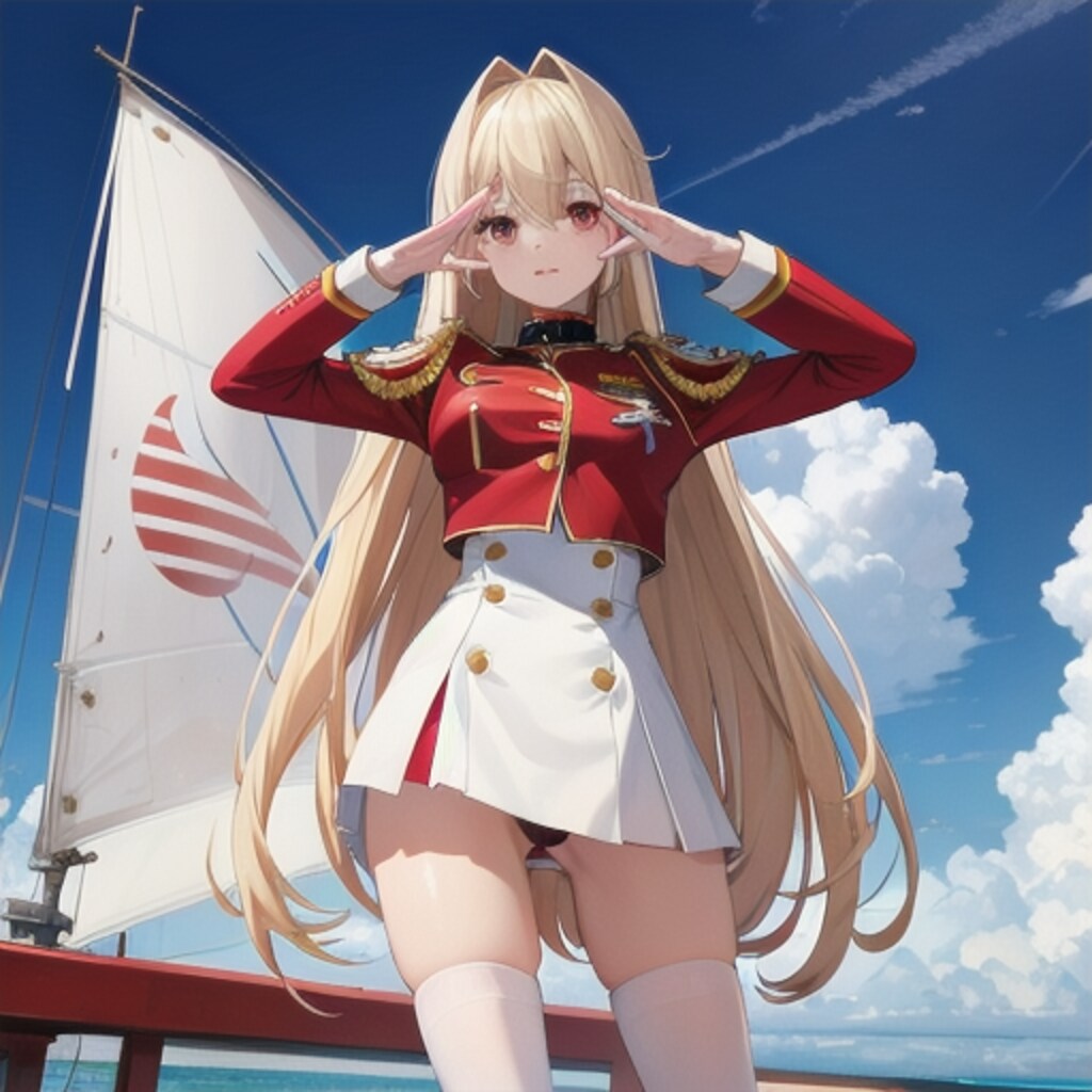 出航　そして目からビーム！！