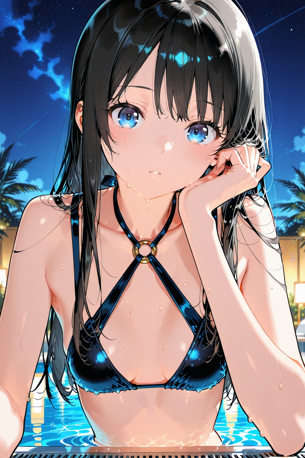 「プールに来て良かったね」①