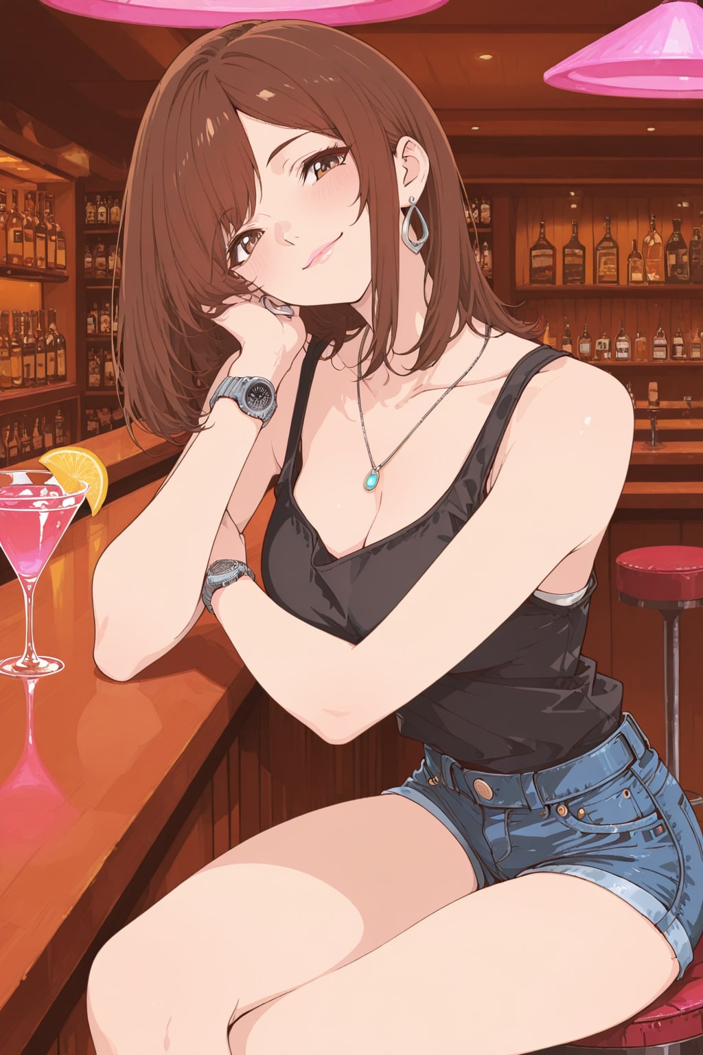 woman at bar 7