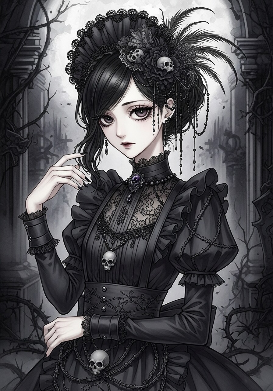 ゴシックロリータ・メイド2 | の人気AIイラスト・グラビア