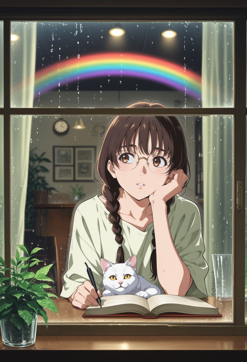 あっ、虹 | の人気AIイラスト・グラビア