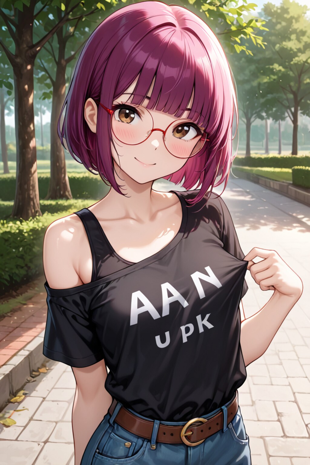 肩出し