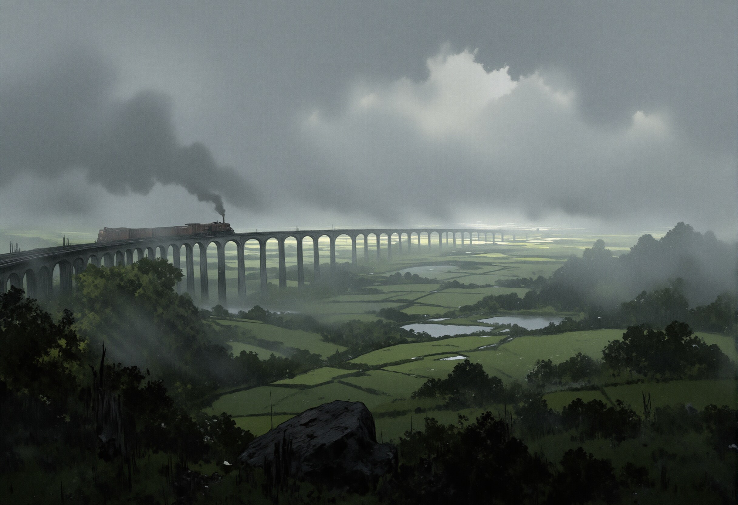 遥か先の列車の旅 | の人気AIイラスト・グラビア