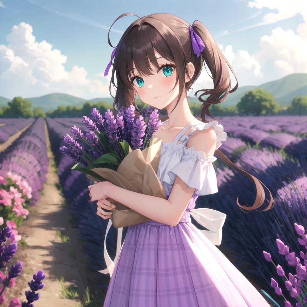 ラベンダーの花束