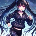 星空ジャージな、黒髪ツインテール少女★(12枚) 9枚目