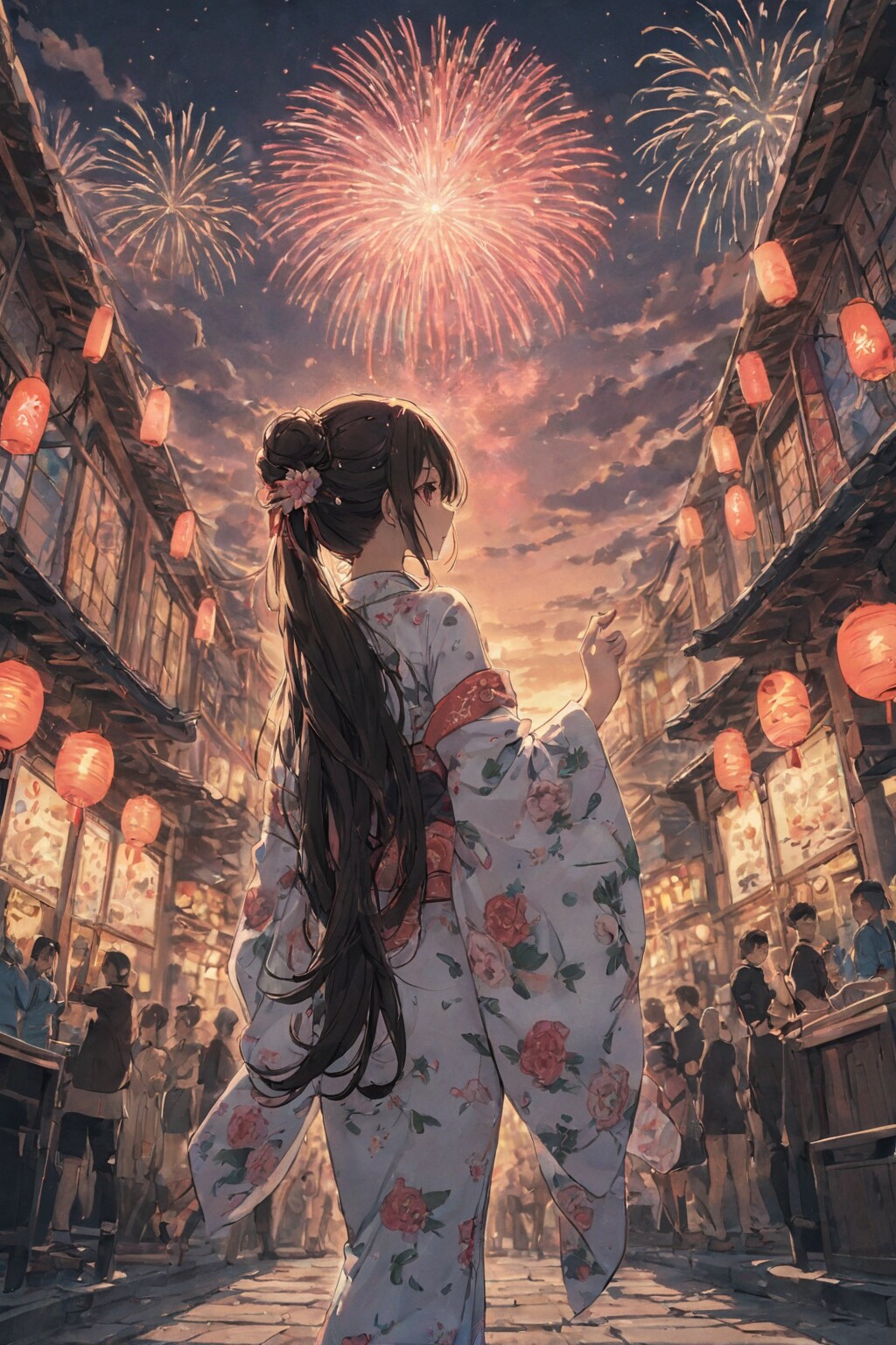 牡丹姫の後ろ姿が綺麗だったので、浴衣美人コンテストのオーディションに内緒で応募しようと思う