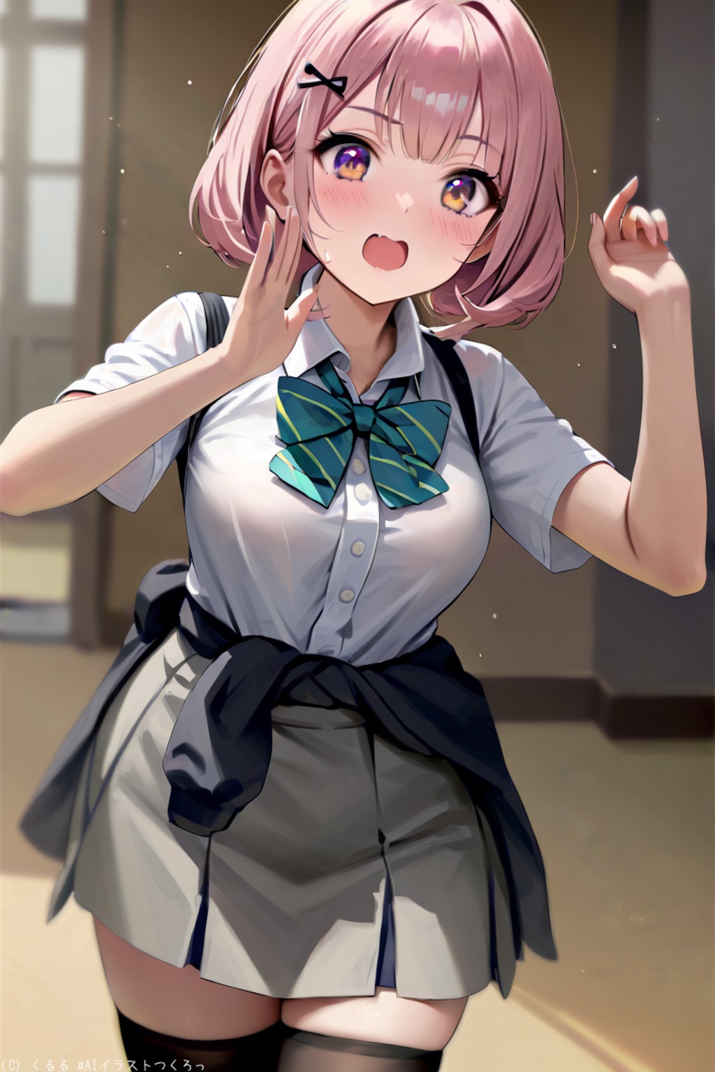 私がAIで《わたなれ》の【れな子】に似てるキャラ作れるわけないじゃん❗️ムリムリっ‼️