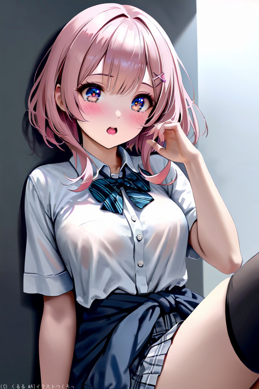 私がAIで《わたなれ》の【れな子】に似てるキャラ作れるわけないじゃん❗️ムリムリっ‼️