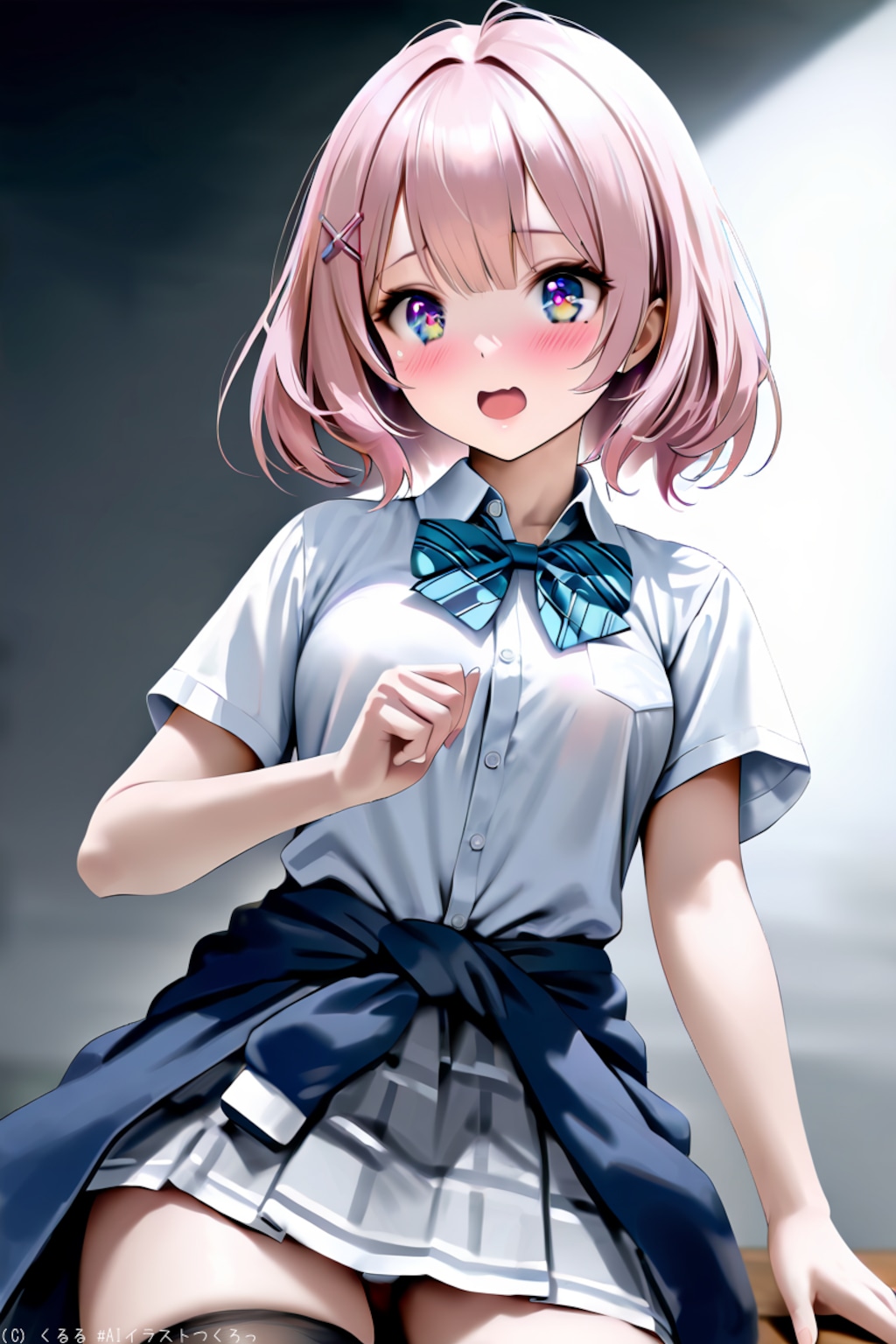 私がAIで《わたなれ》の【れな子】に似てるキャラ作れるわけないじゃん❗️ムリムリっ‼️