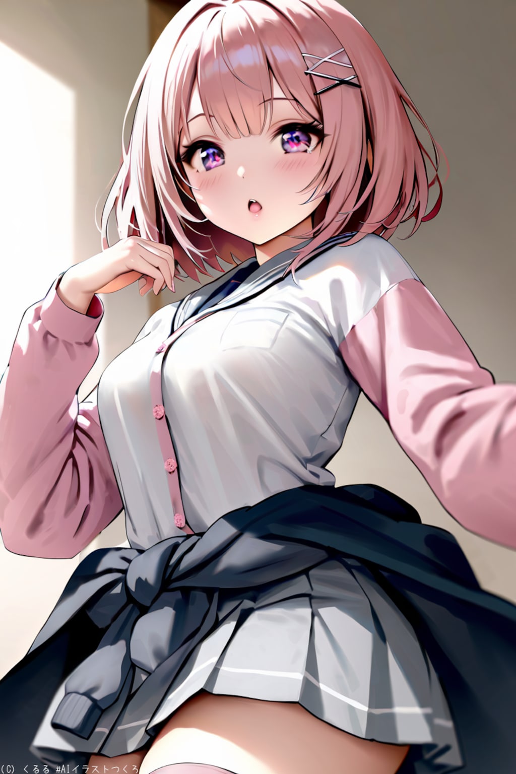 私がAIで《わたなれ》の【れな子】に似てるキャラ作れるわけないじゃん❗️ムリムリっ‼️