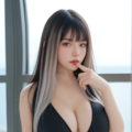 黒水着グラビア撮影 9枚目