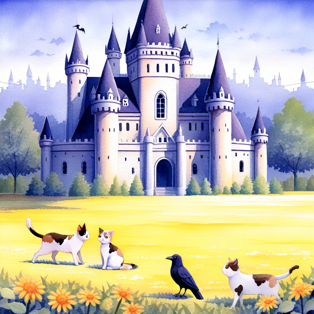 猫と古城（１）HARPY | の人気AIイラスト・グラビア