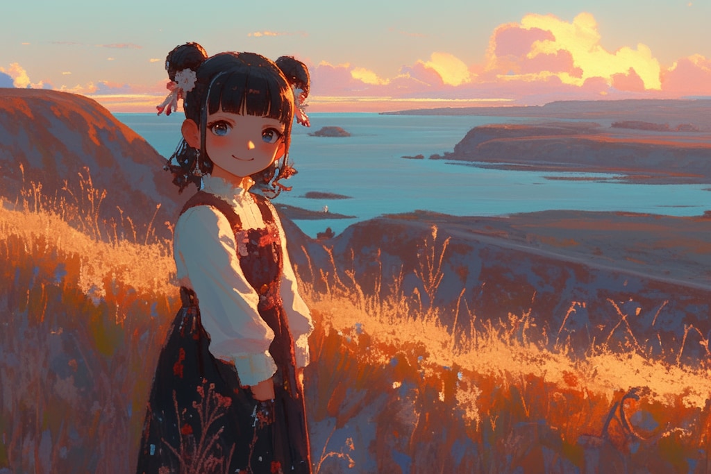 夕暮れのおだんごちゃん🍡✨87