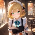 エルフちゃんがメイド服でお給仕してくれるカフェ 2枚目