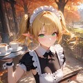 エルフちゃんがメイド服でお給仕してくれるカフェ 3枚目