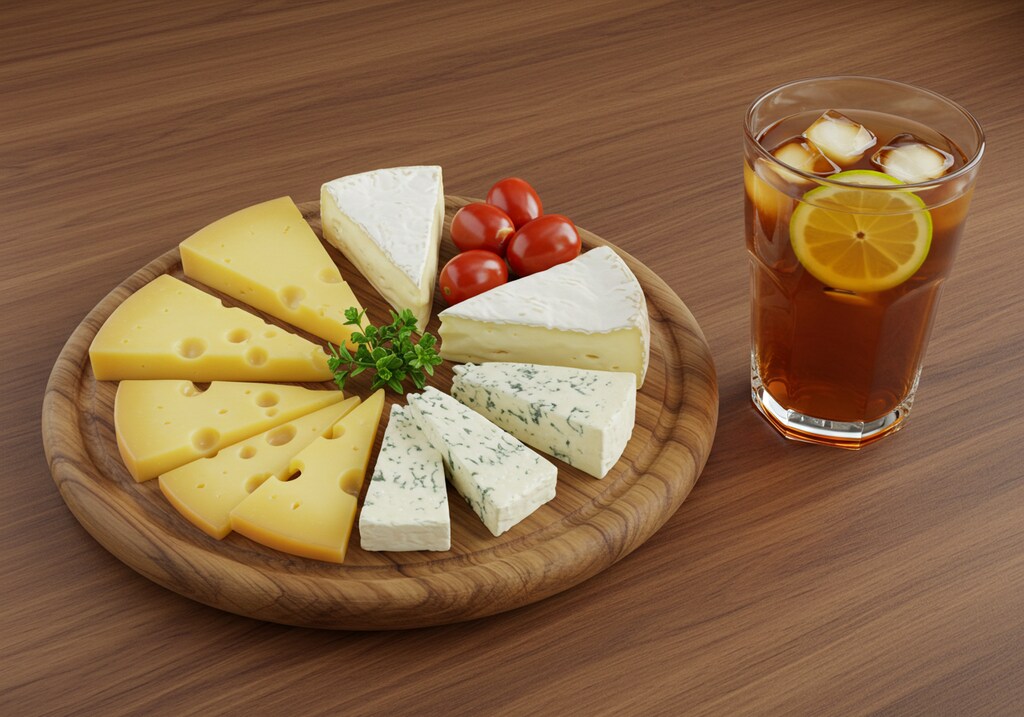 デザートのチーズセット