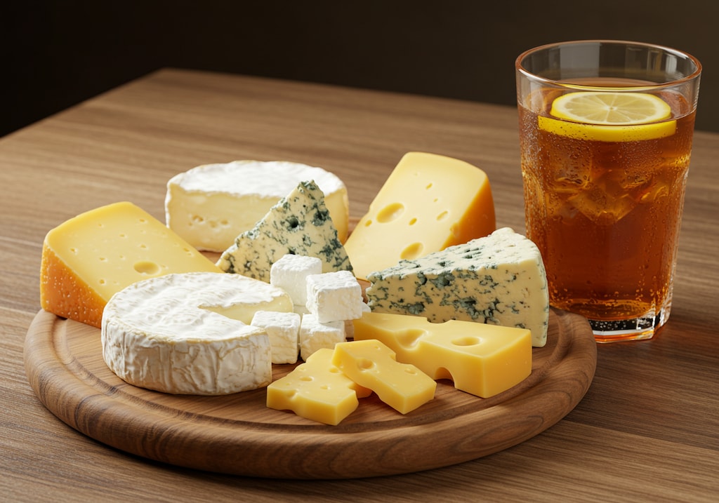 デザートのチーズセット