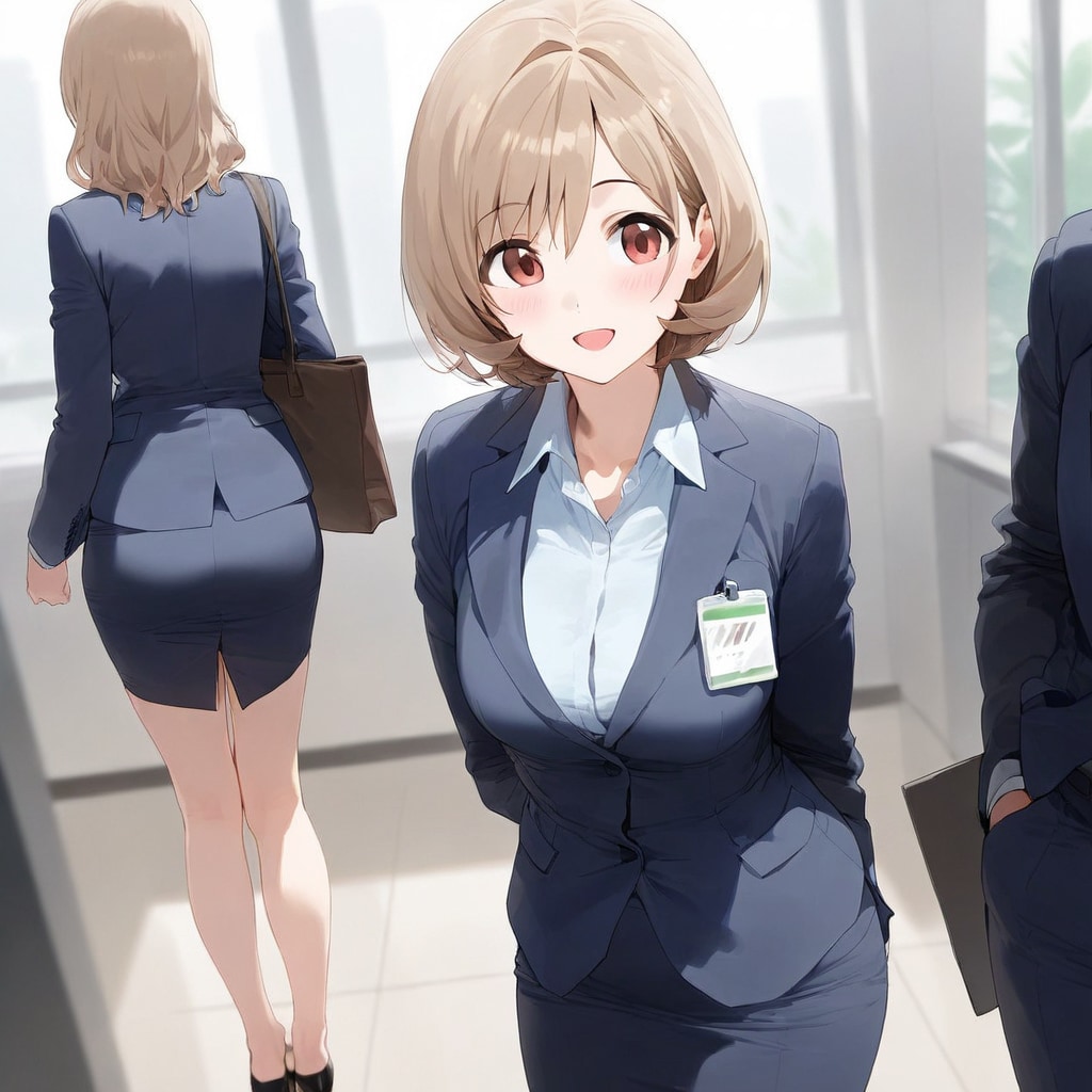 社内婦人科検診②たまに廊下ですれ違う子