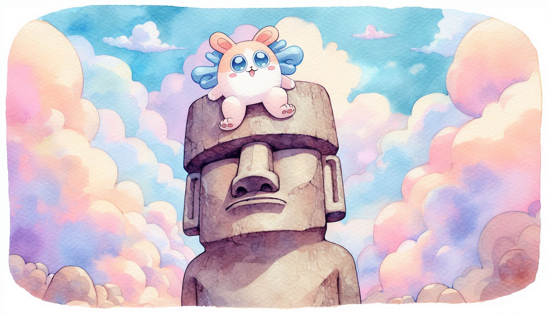 敗北のモアイくん | の人気AIイラスト・グラビア