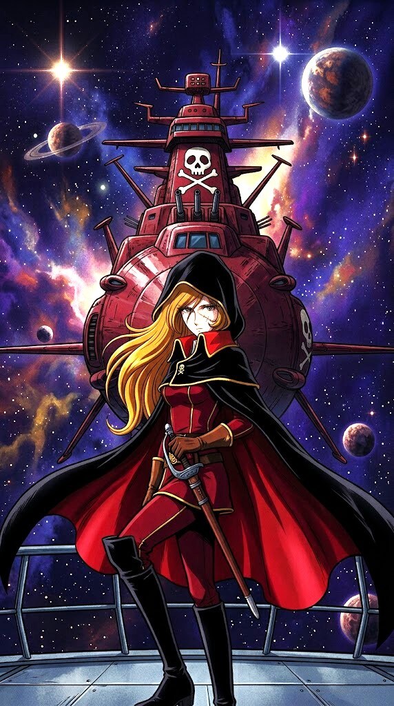 宇宙海賊クイーンエメラルダス | の人気AIイラスト・グラビア