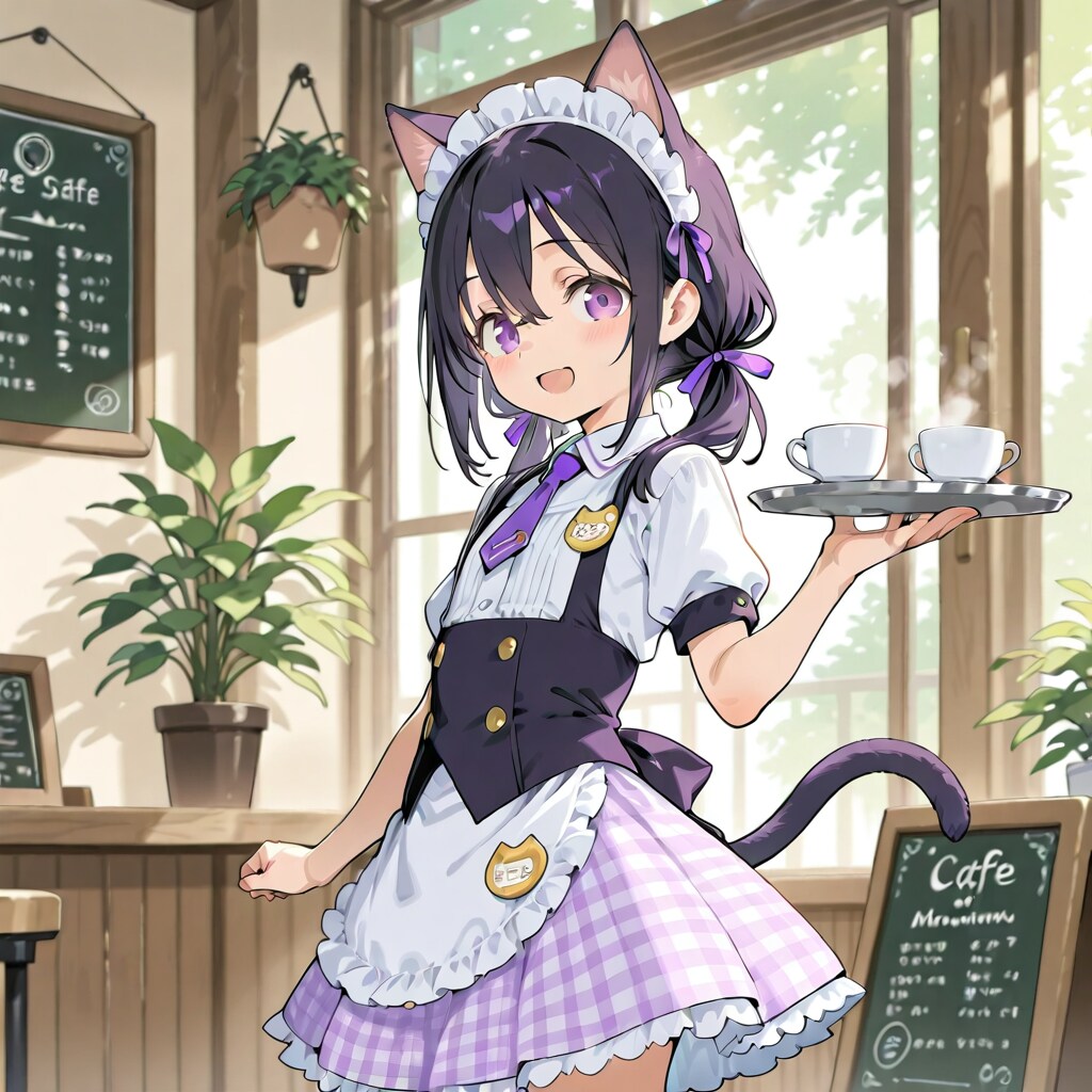 カフェに来てね　猫娘モモ