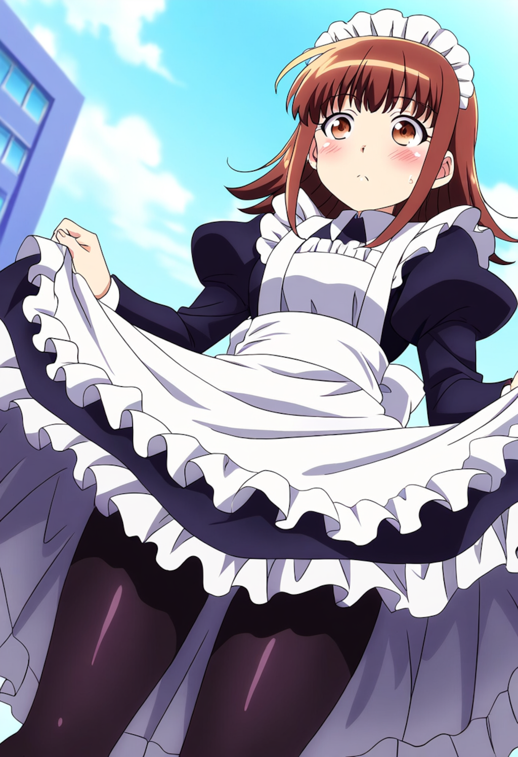 たくしあげメイドさん♡