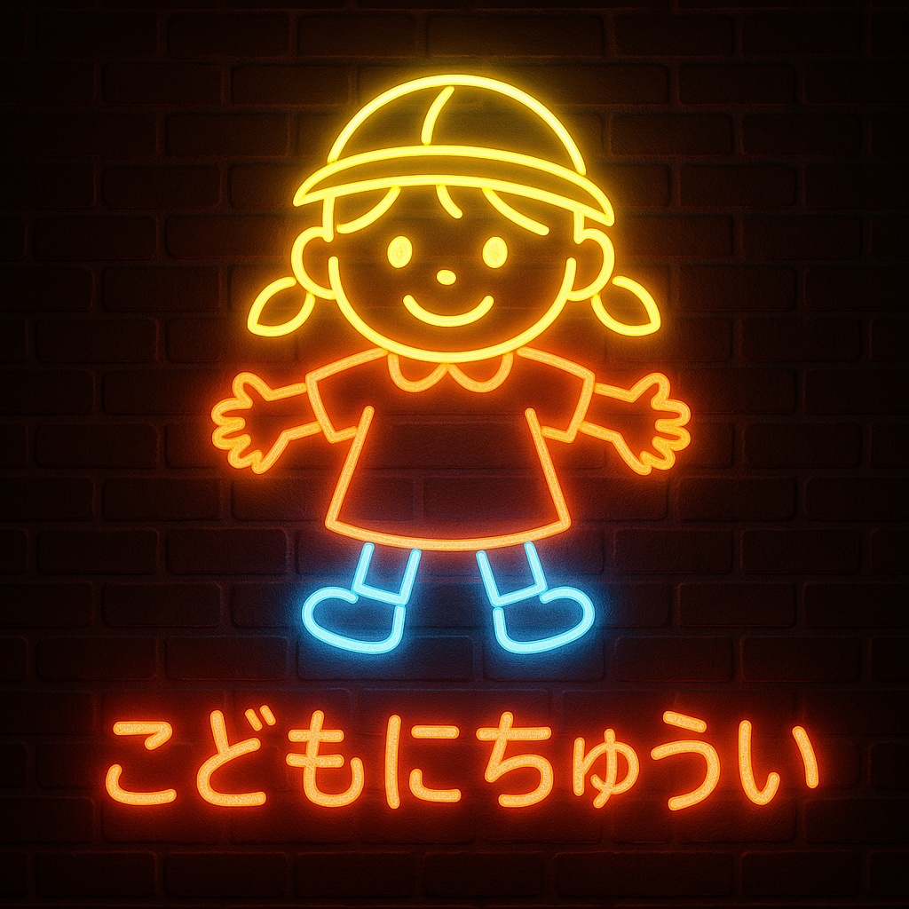 こどもにちゅうい