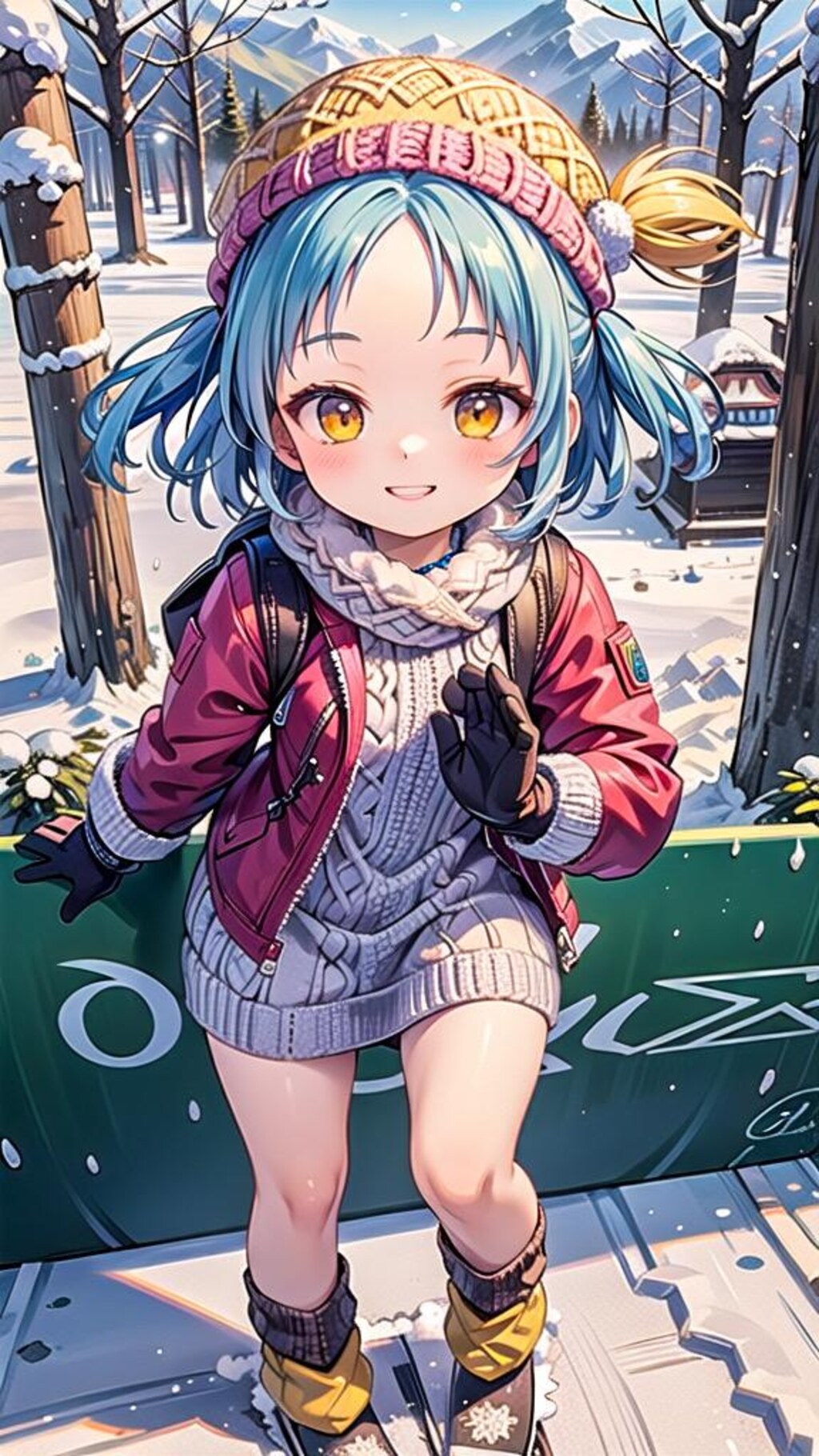 かえでちゃんですよー🍁雪遊びポートレートコレクション🍁