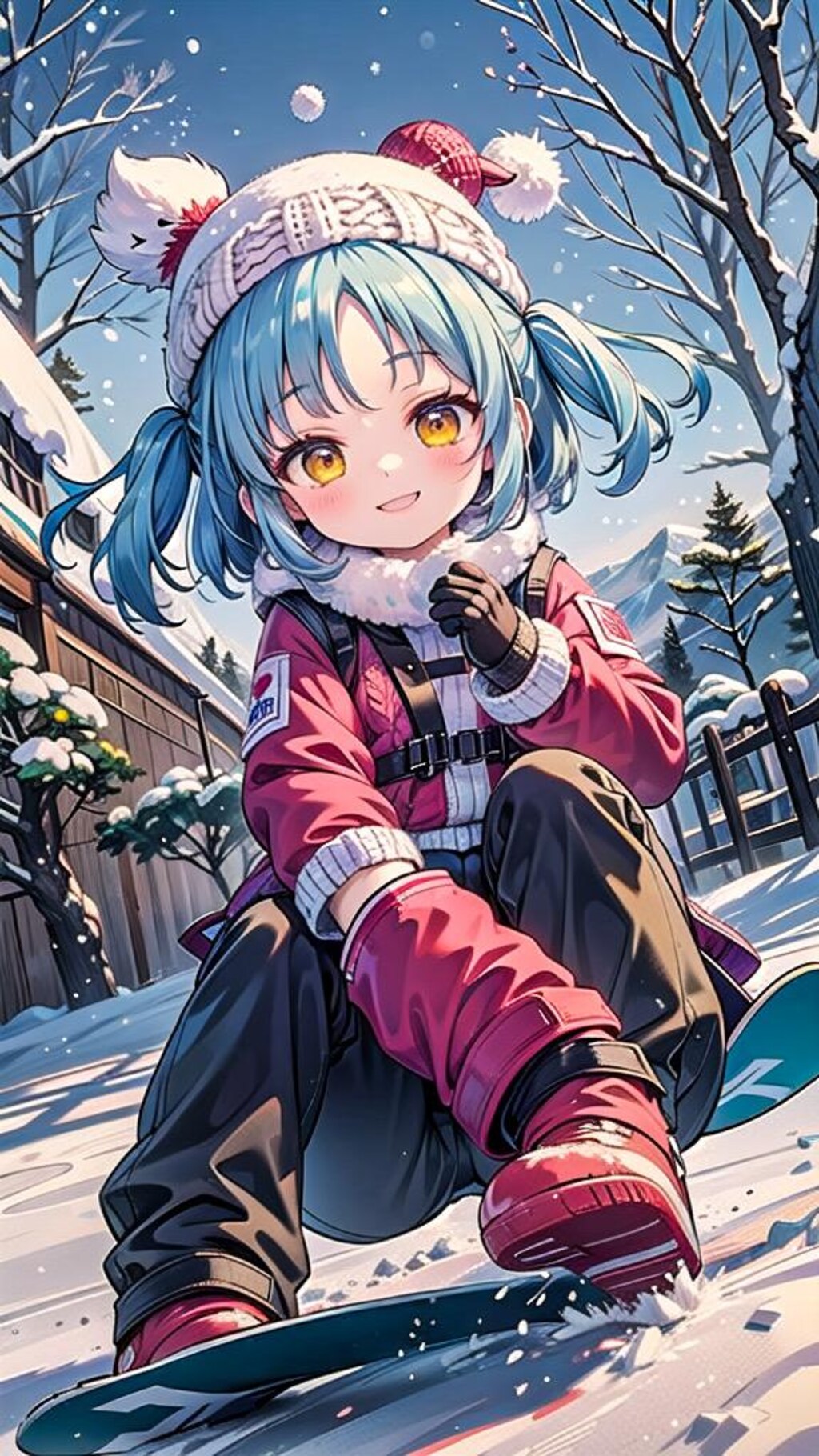 かえでちゃんですよー🍁雪遊びポートレートコレクション🍁