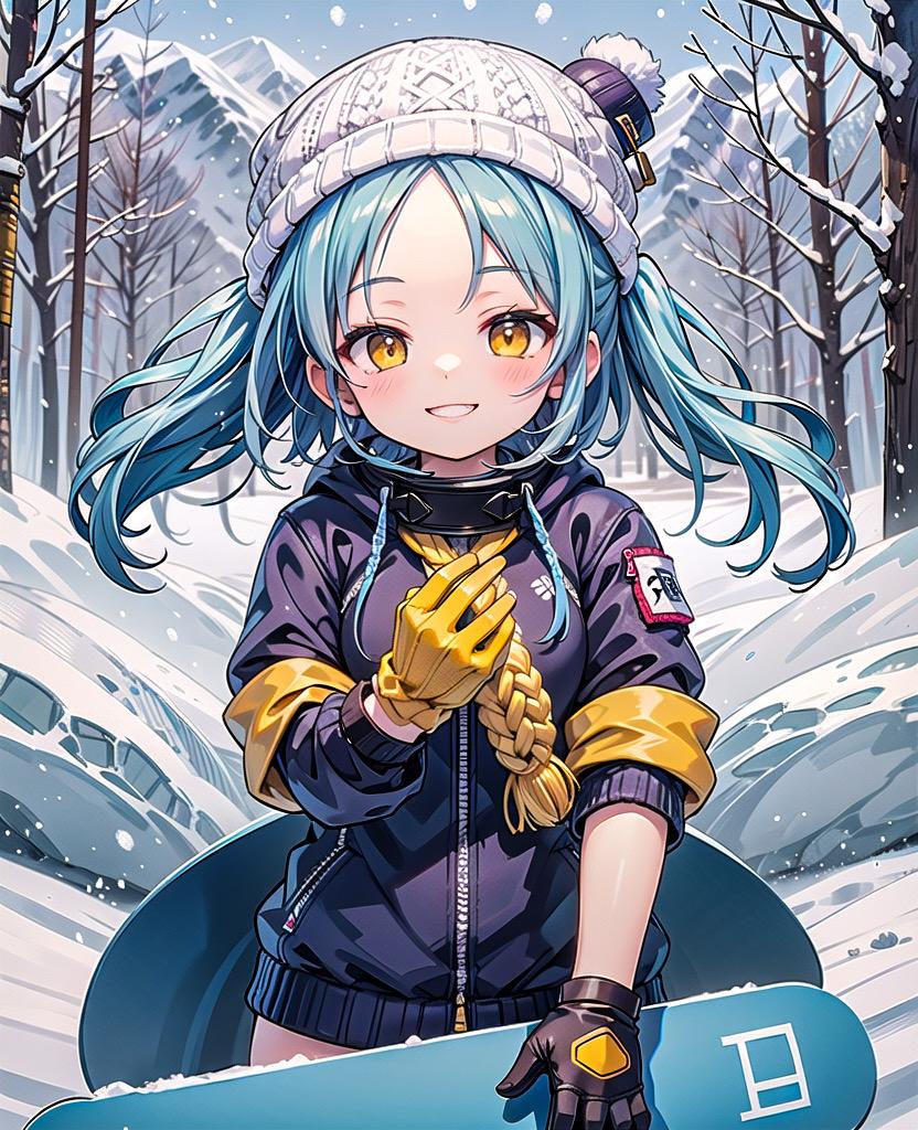 かえでちゃんですよー🍁雪遊びポートレートコレクション🍁 | の人気AIイラスト・グラビア