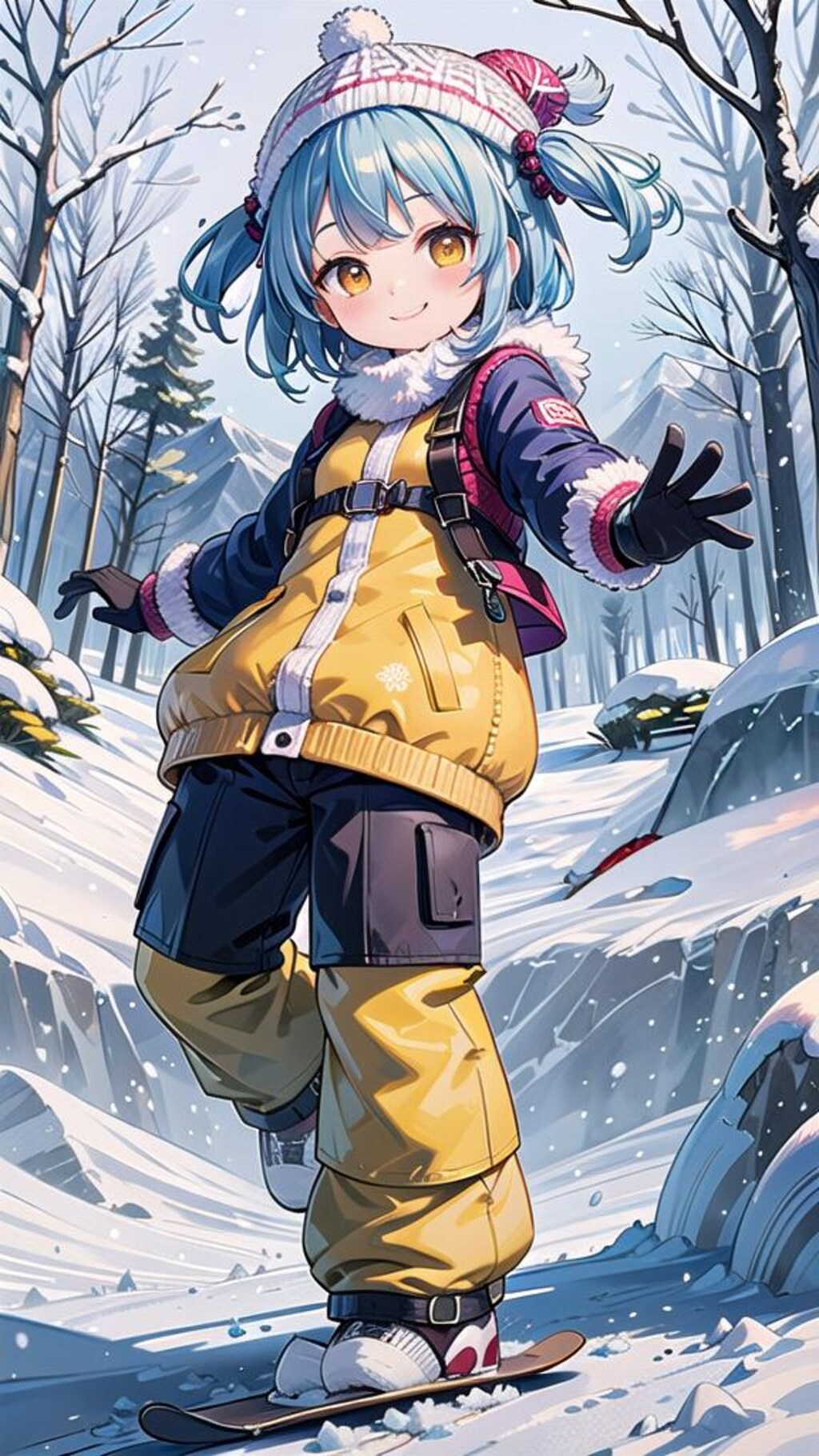 かえでちゃんですよー🍁雪遊びポートレートコレクション🍁