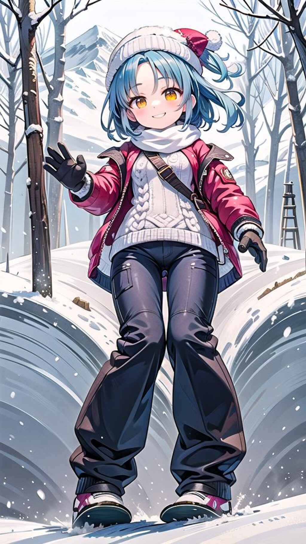 かえでちゃんですよー🍁雪遊びポートレートコレクション🍁