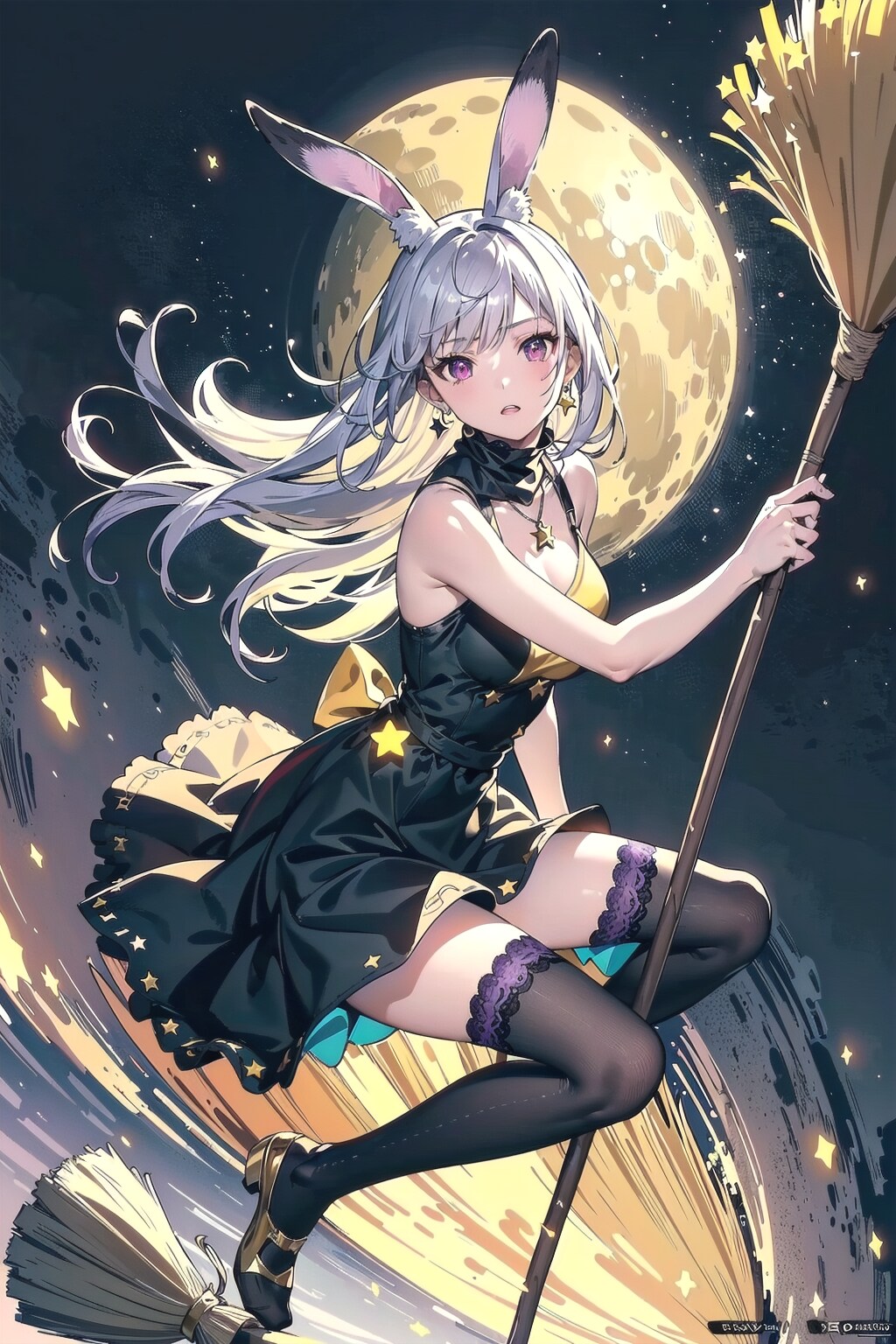 みみは魔女っ子なのです🐰🧹🌙