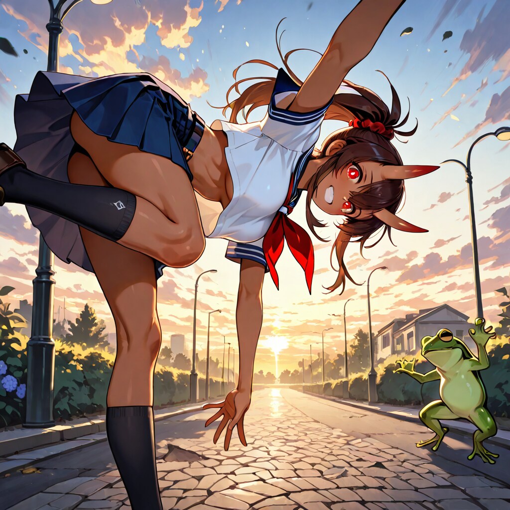 鬼の子とカエル②＋