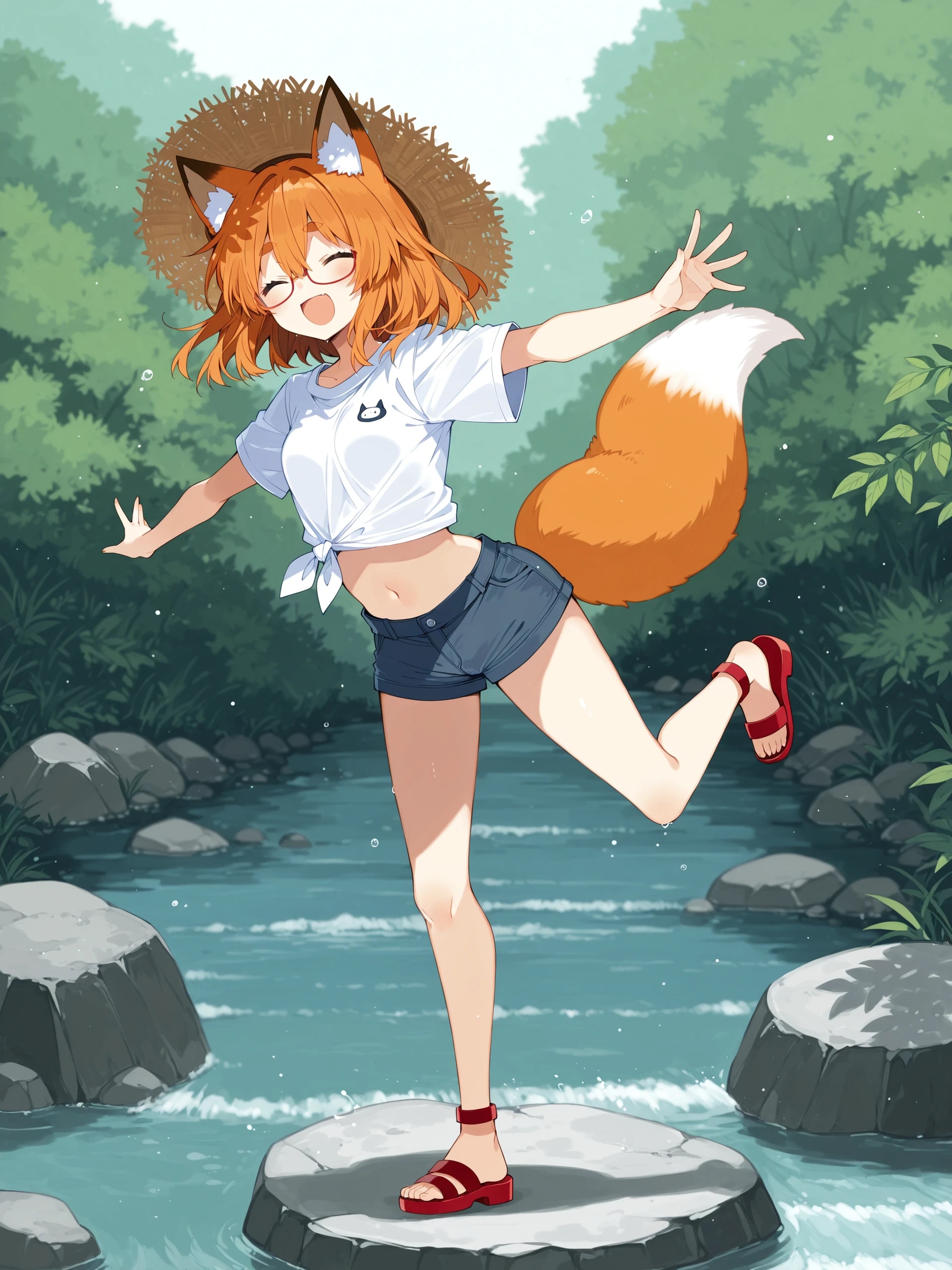 飛び石ジャンプあやかさん