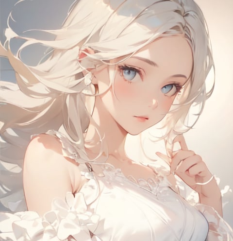 白の髪４