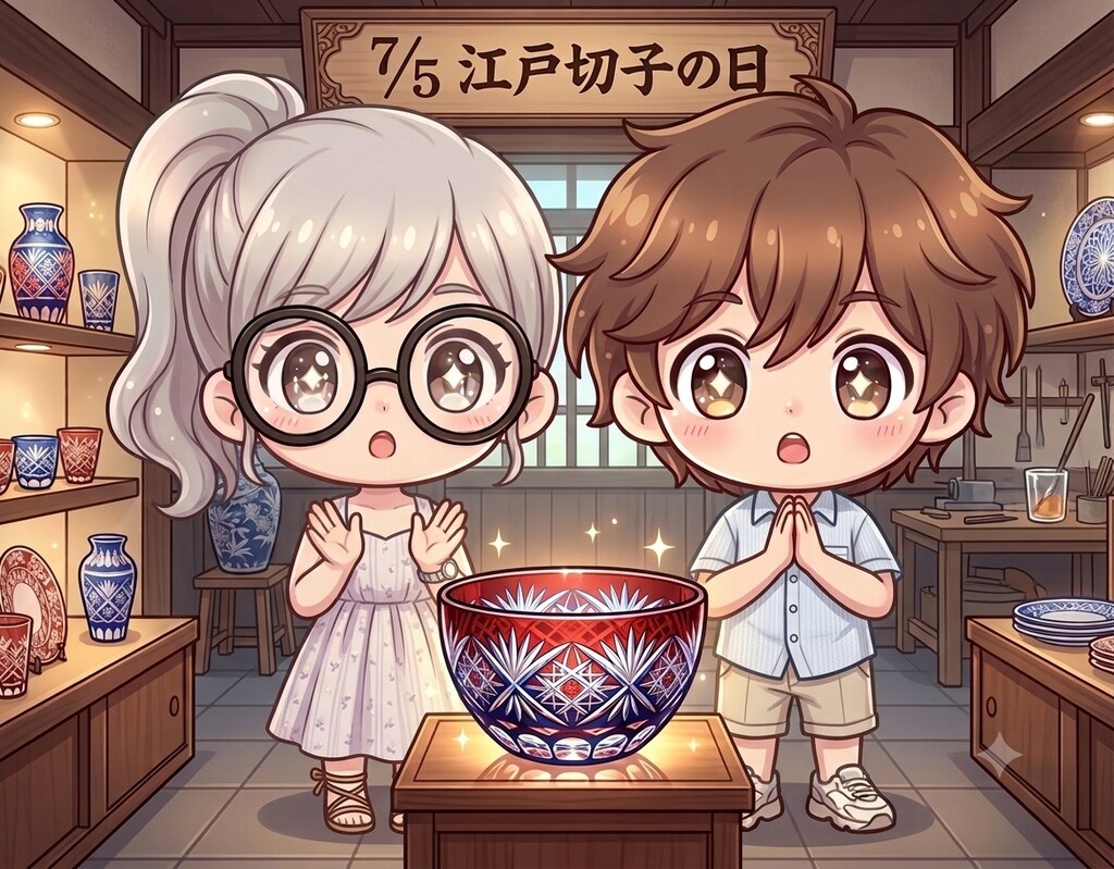 今日は「江戸切子の日」