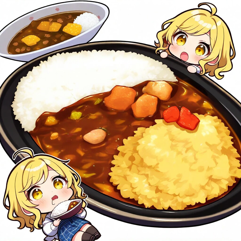 カレー大好きユイちゃん | の人気AIイラスト・グラビア