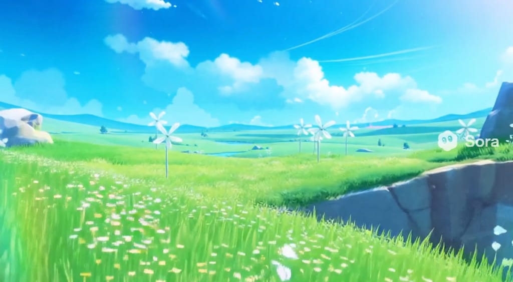 エリシアの王国op【煌めく夜】背景水晶洞の秘境