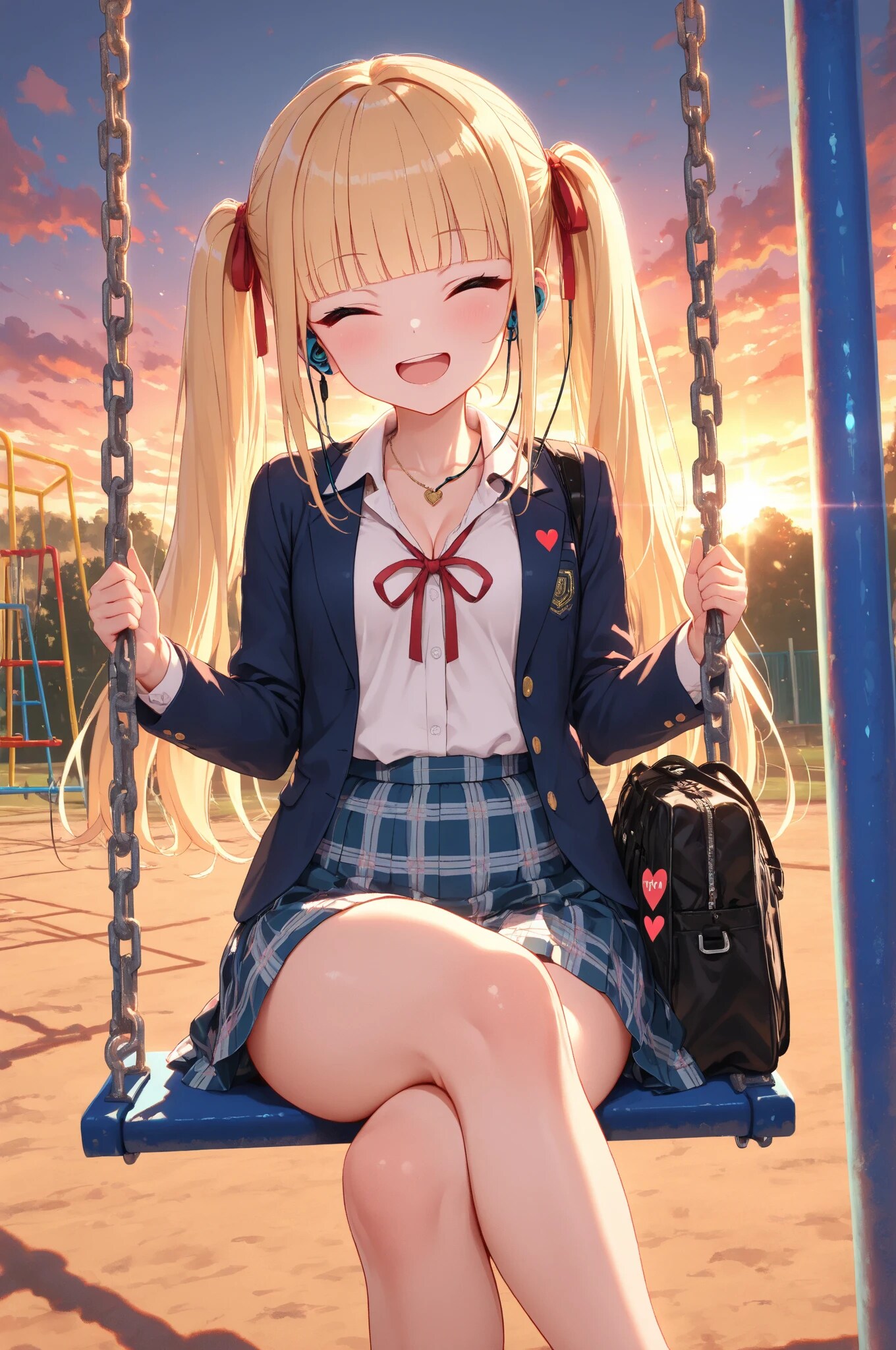 公園で遊ぶお嬢様💓