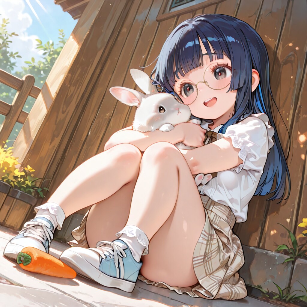 うさぎさん...かわいい...あったかい...