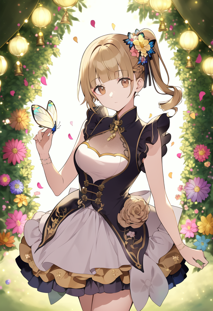 see-through China-style maid