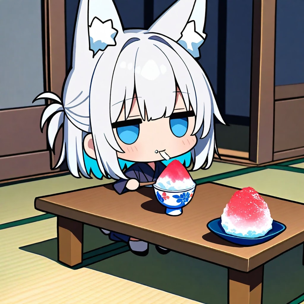 つーん(冷たい)にゅーん