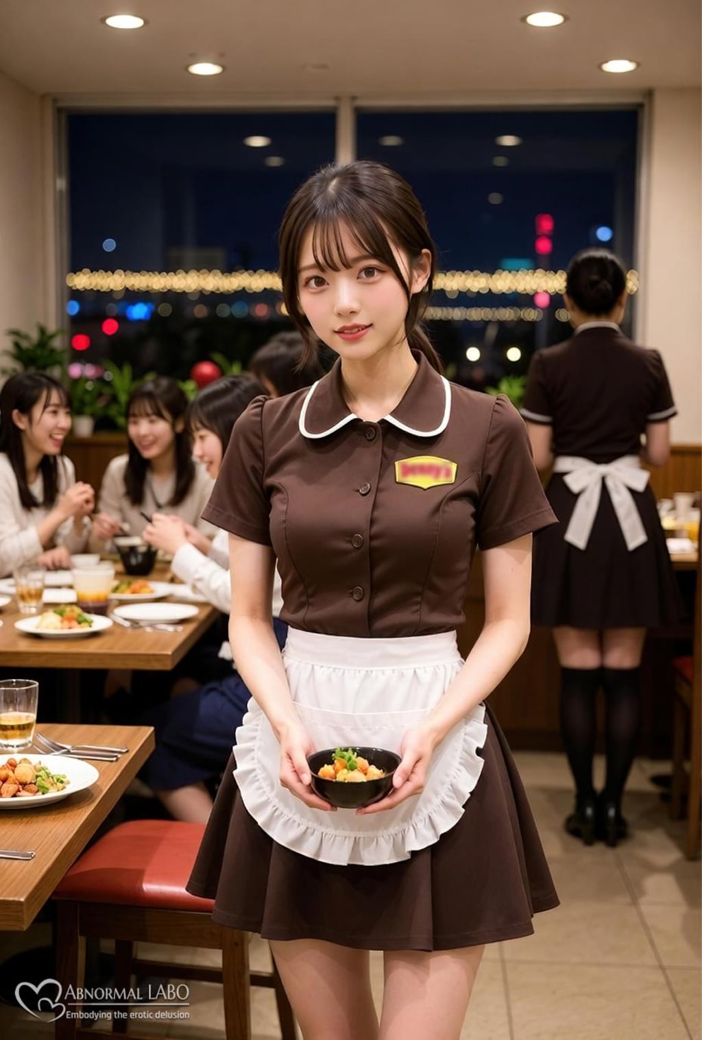 8枚）至高の覗き♡ファミレス働くお姉さん-R15